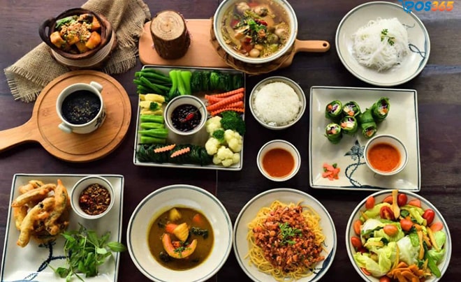 đa dạng món ăn