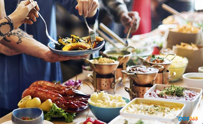Chi ph&iacute; nh&acirc;n sự nh&agrave; h&agrave;ng buffet