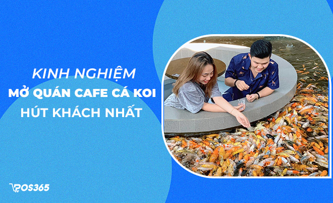 Kinh nghiệm mở quán cafe cá koi hút khách nhất