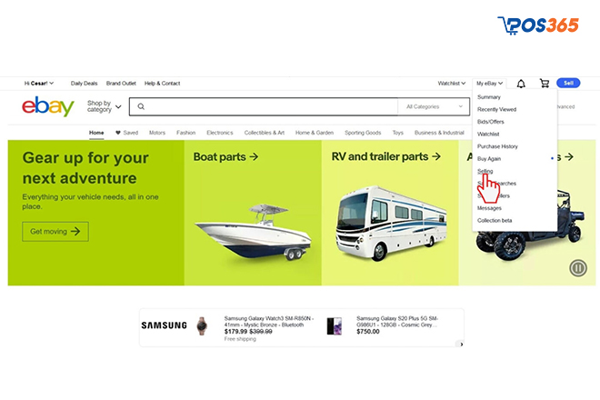 Đăng tin sản phẩm tr&ecirc;n Ebay