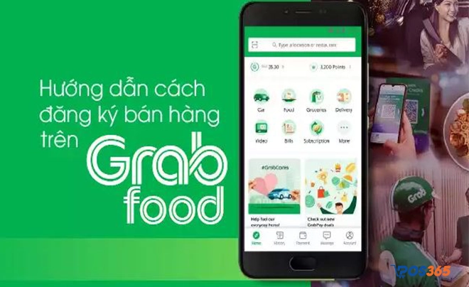 hướng dẫn đăng k&yacute; b&aacute;n h&agrave;ng tr&ecirc;n grab food