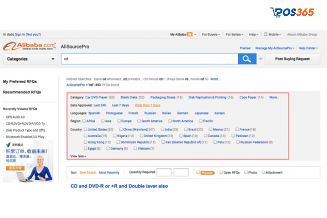 C&aacute;ch t&igrave;m kiếm kh&aacute;ch h&agrave;ng tr&ecirc;n Alibaba