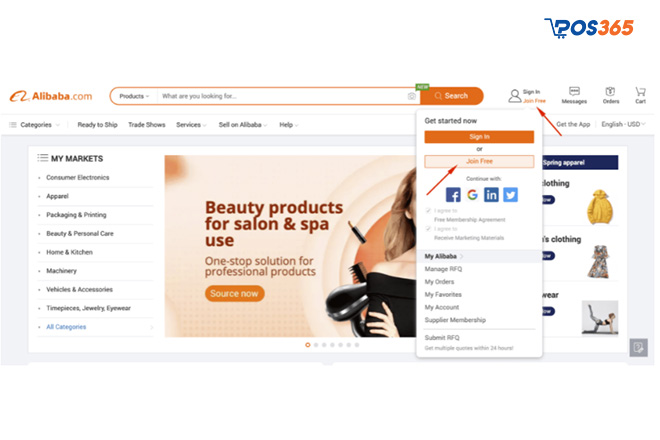 C&aacute;ch đăng k&yacute; b&aacute;n h&agrave;ng tr&ecirc;n Alibaba