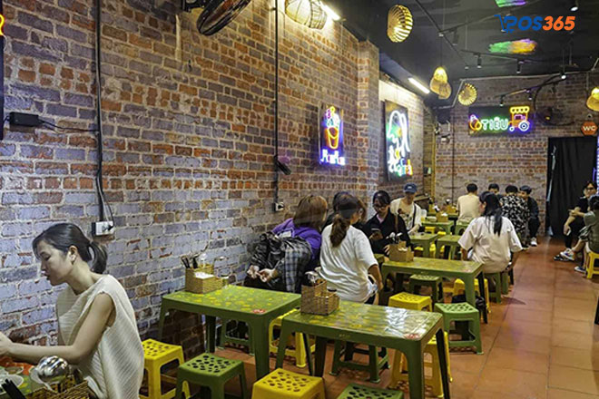 Trang tr&iacute; thiết kế qu&aacute;n ốc đẹp