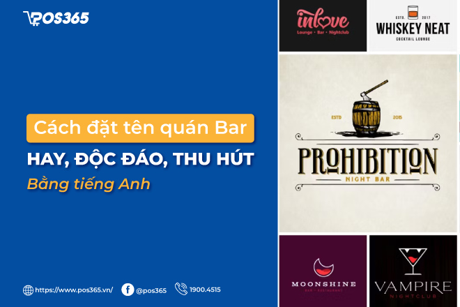 Cách đặt tên quán Bar bằng tiếng Anh hay và độc đáo 2026