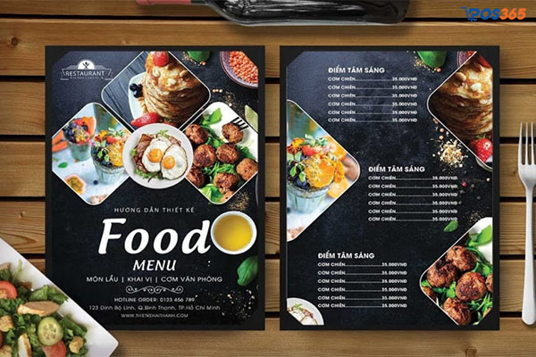Ch&uacute; &yacute; khi d&ugrave;ng h&igrave;nh ảnh trong menu