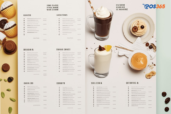 mẫu thiết kế menu qu&aacute;n ăn vặt thu h&uacute;t