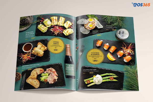 mẫu thiết kế menu qu&aacute;n ăn vặt chuẩn
