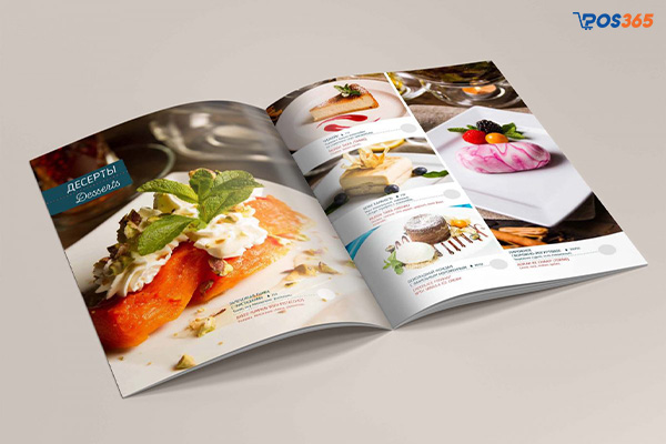mẫu thiết kế menu qu&aacute;n ăn vặt ch&uacute; &yacute;