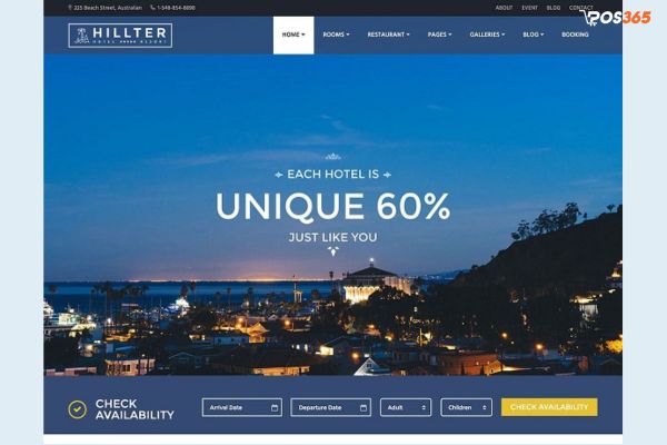 C&aacute;c yếu tố cần thiết khi thiết kế website kh&aacute;ch sạn
