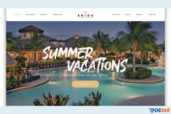 Tham khảo xu hướng thiết kế web kh&aacute;ch sạn