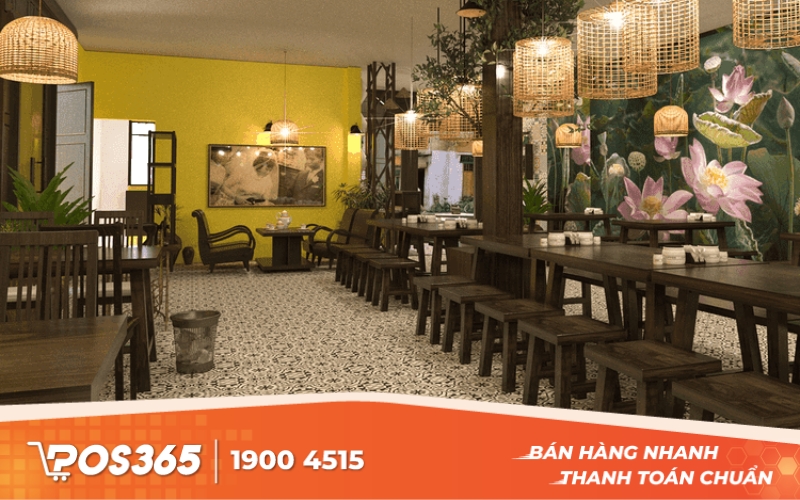 Nh&agrave; h&agrave;ng buffet b&igrave;nh d&acirc;n phong c&aacute;ch đồng qu&ecirc;