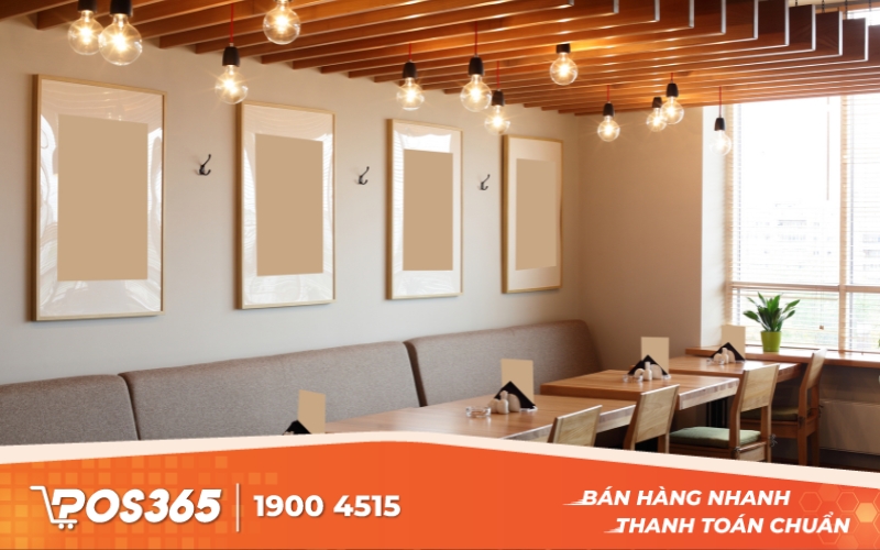 Nh&agrave; h&agrave;ng buffet b&igrave;nh d&acirc;n theo phong c&aacute;ch tối giản