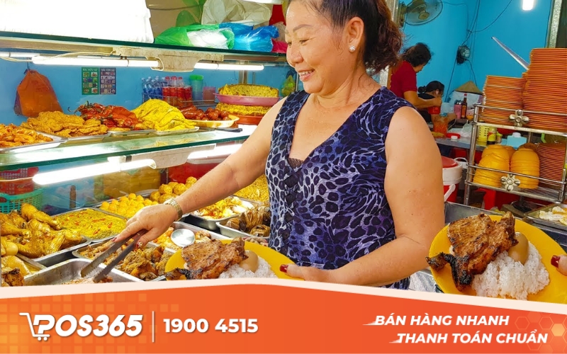 Quán cơm tấm phong cách truyền thống Việt Nam