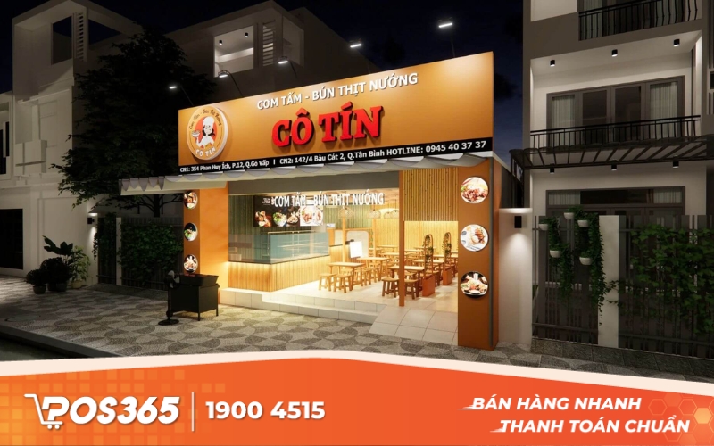 Thiết kế mặt tiền và bảng hiệu