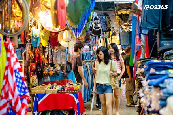 Chợ đầu mối trong nước là nguồn hàng quần áo online chất lượng