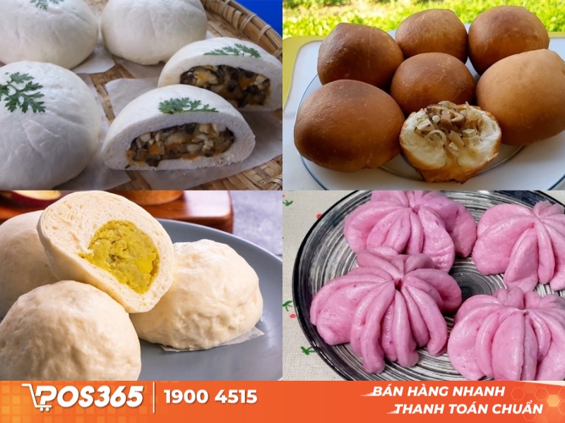 Bán bánh bao ăn sáng tiện lợi