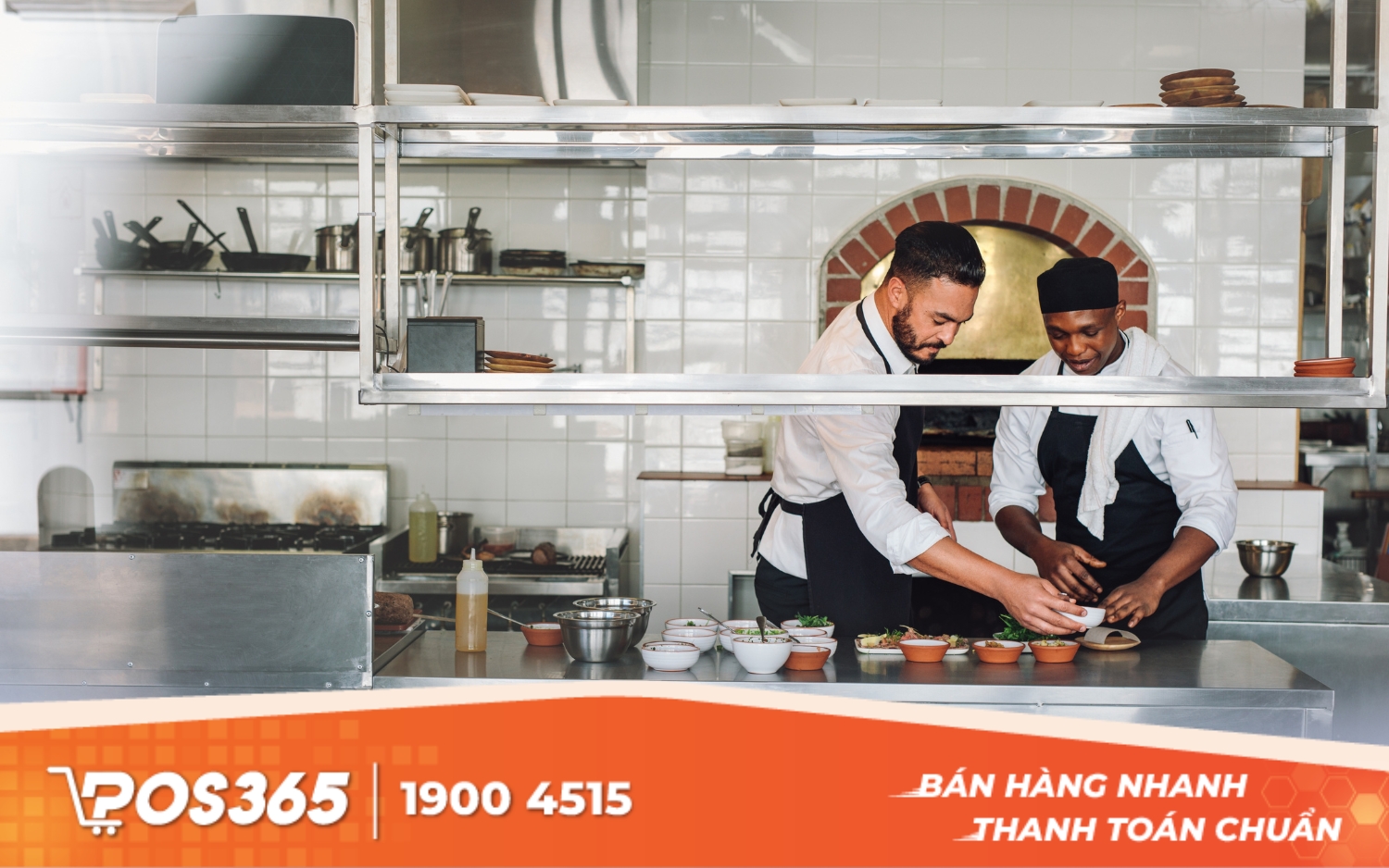 Thiết kế bếp nhà hàng theo hình chữ U