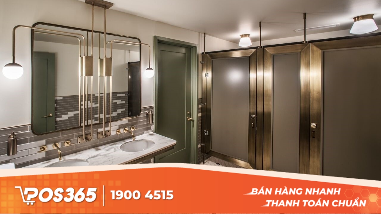 6 bí quyết vàng trong thiết kế nhà vệ sinh nhà hàng, quán ăn