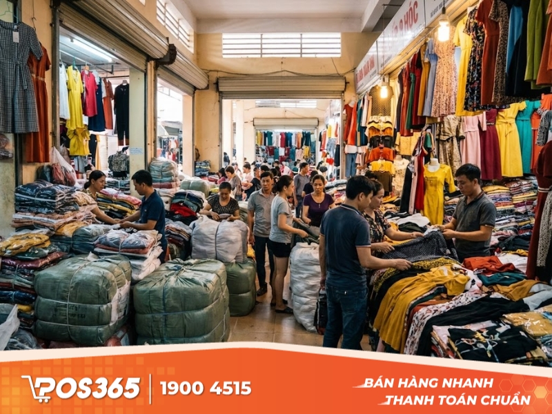 Nguồn hàng cho mô hình kinh doanh bán quần áo và quản lý tồn kho