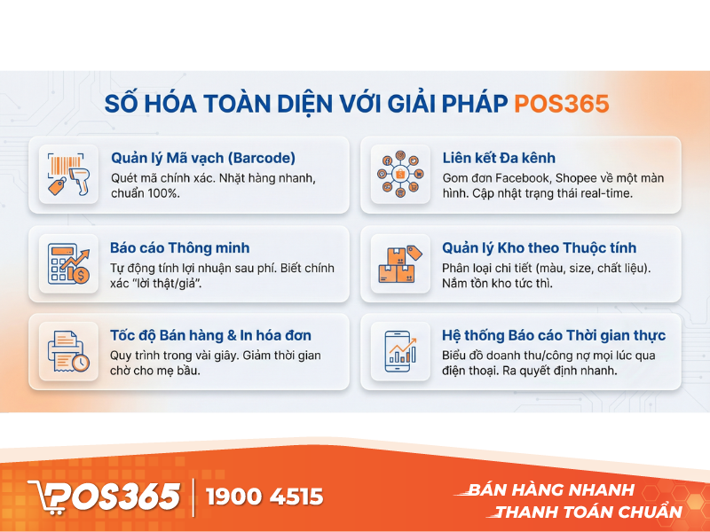 Số h&oacute;a to&agrave;n diện với giải ph&aacute;p POS365