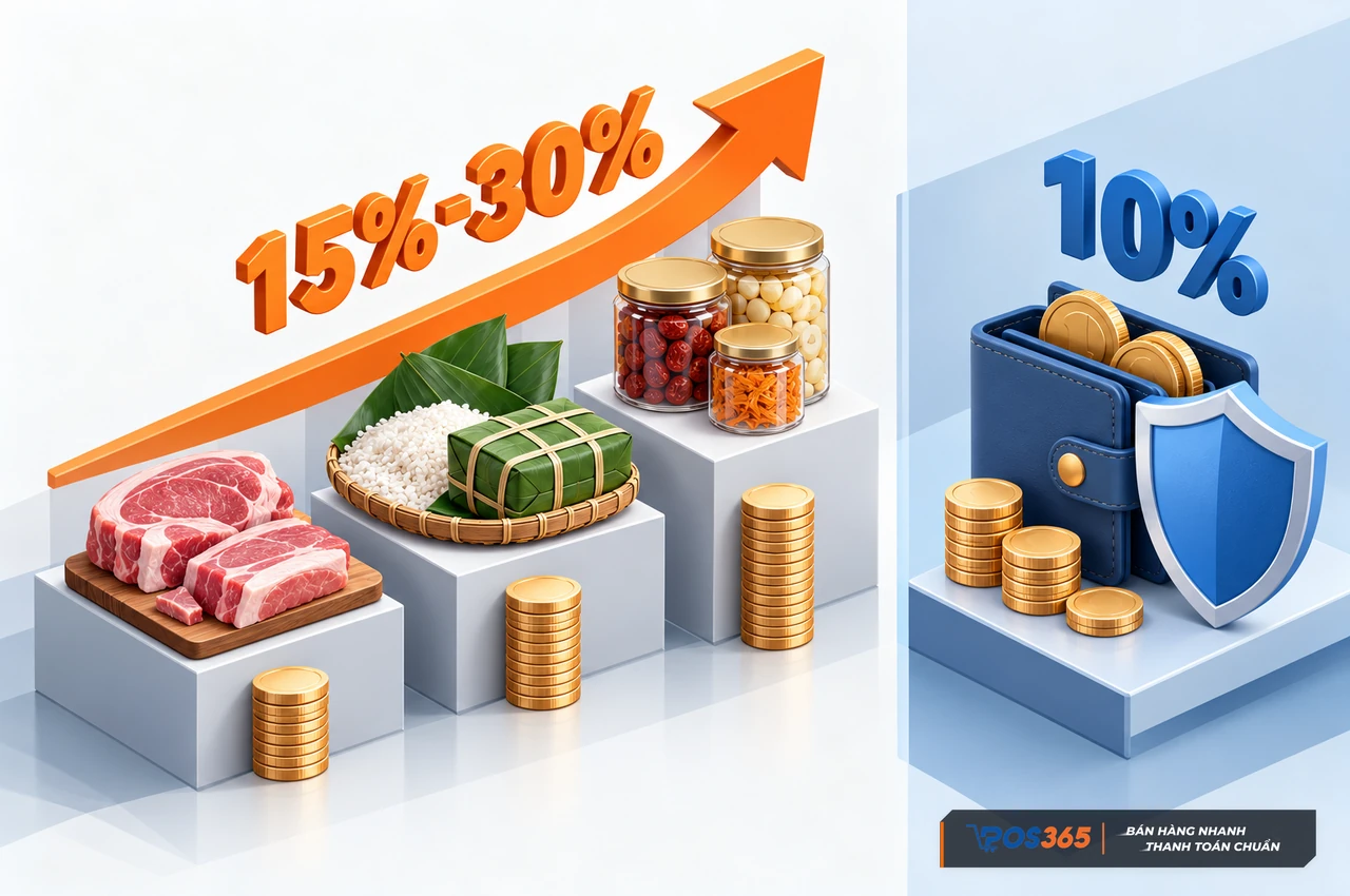 Dự phòng chi phí nguyên liệu cận Tết