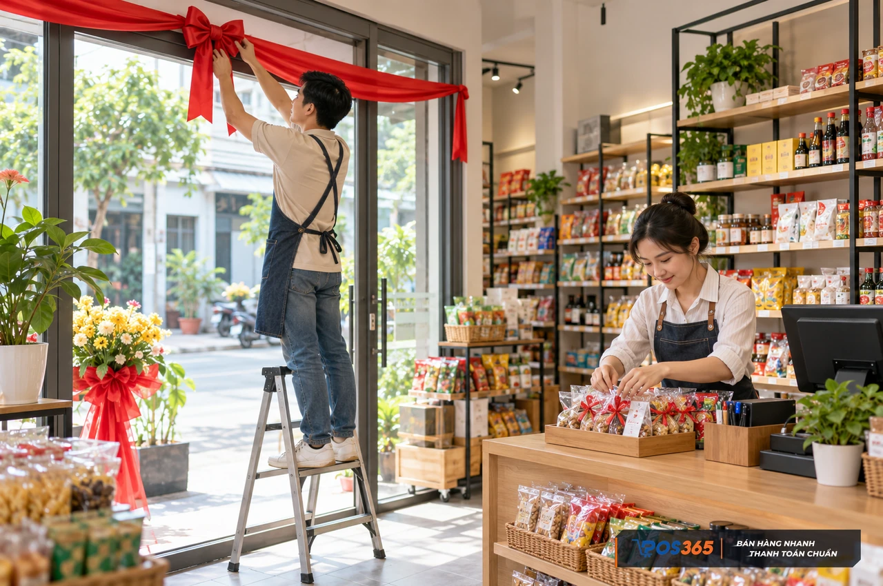 Chuẩn bị chiến dịch khai trương điểm bán