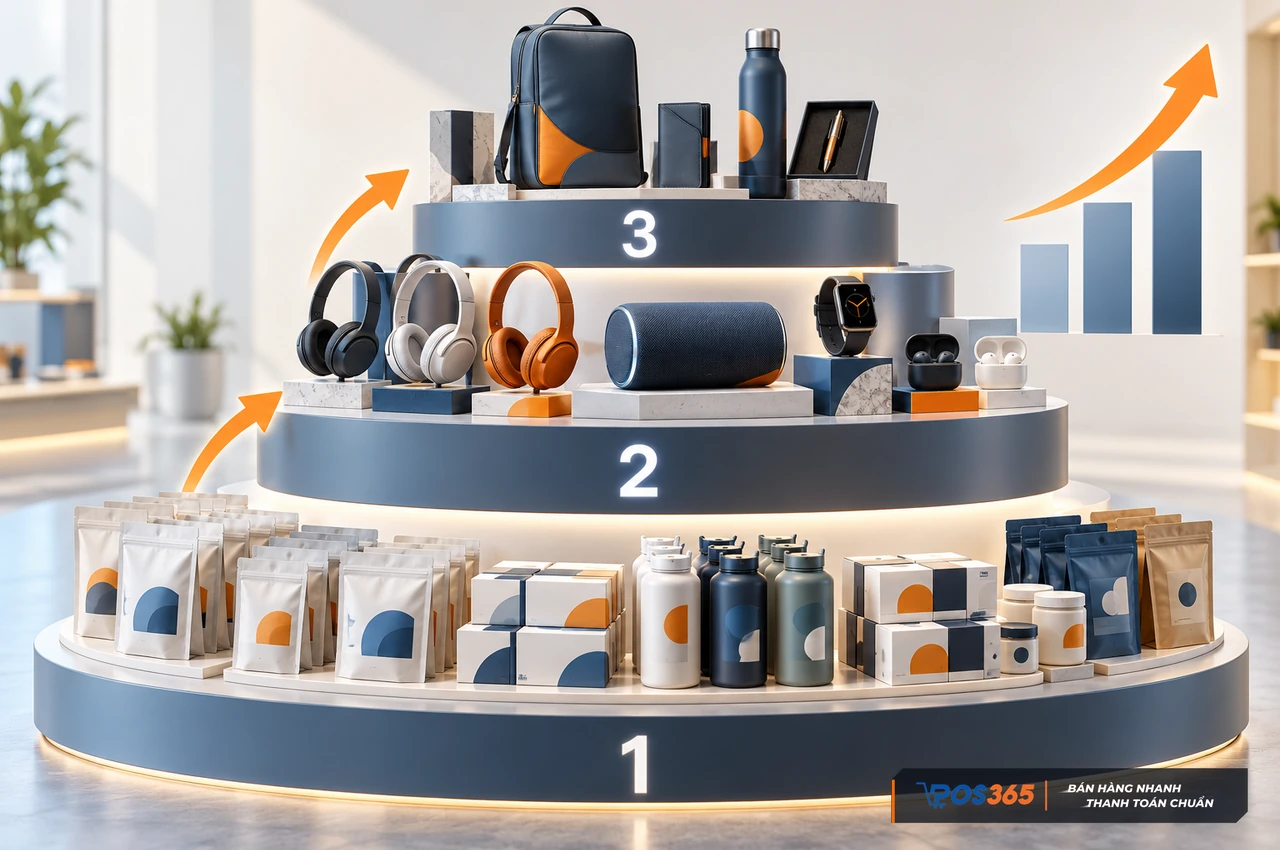 Danh mục sản phẩm ba tầng tối ưu lợi nhuận