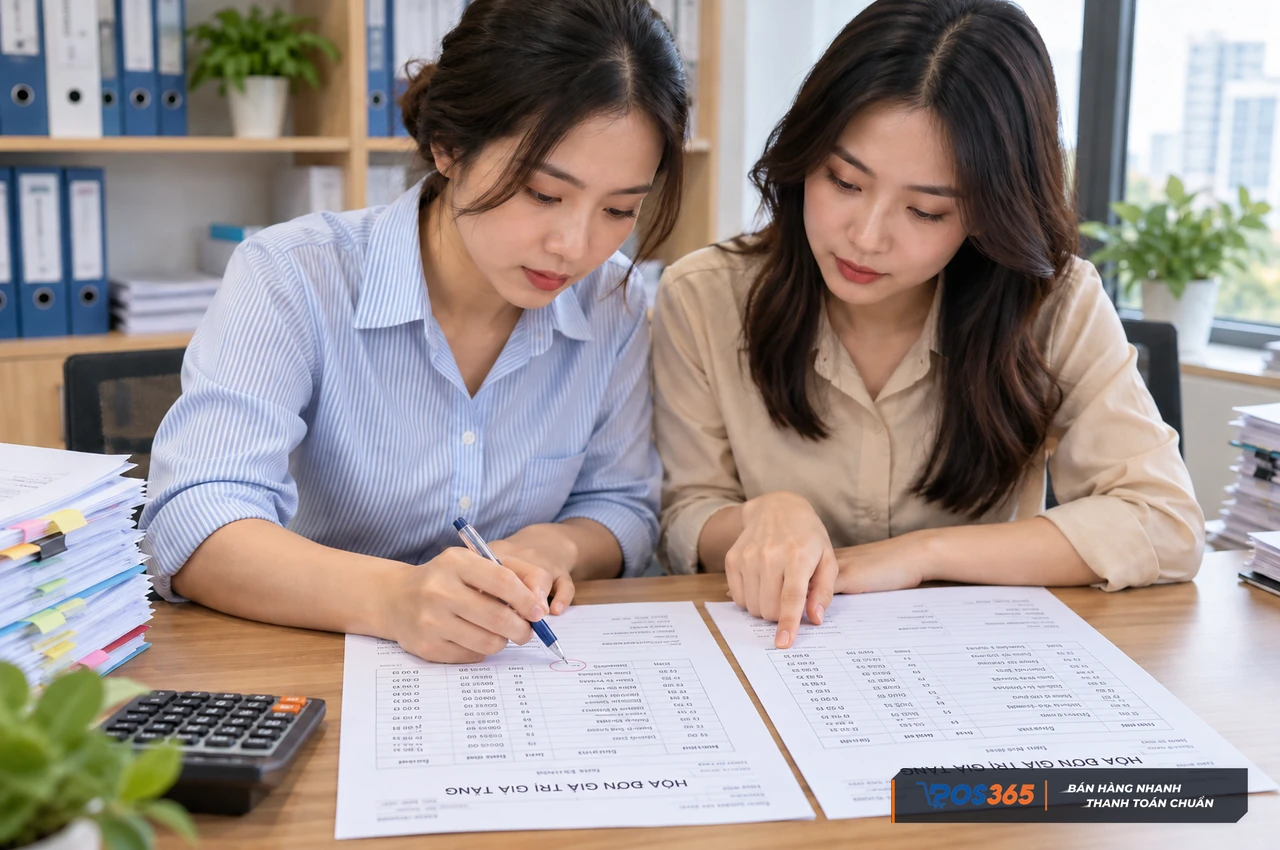 Rà soát sai sót trước khi xử lý hóa đơn