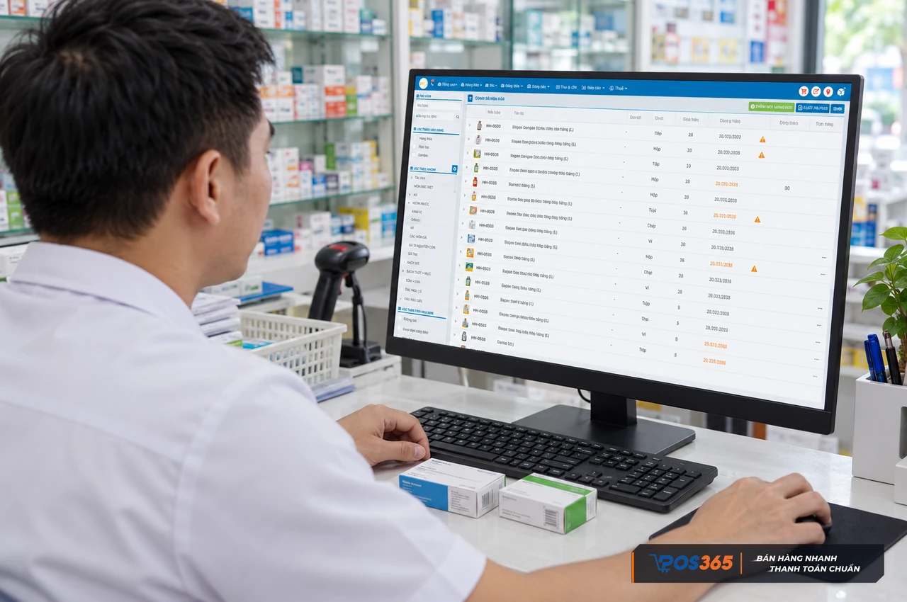 Quản lý số lô và hạn sử dụng thuốc bằng POS365