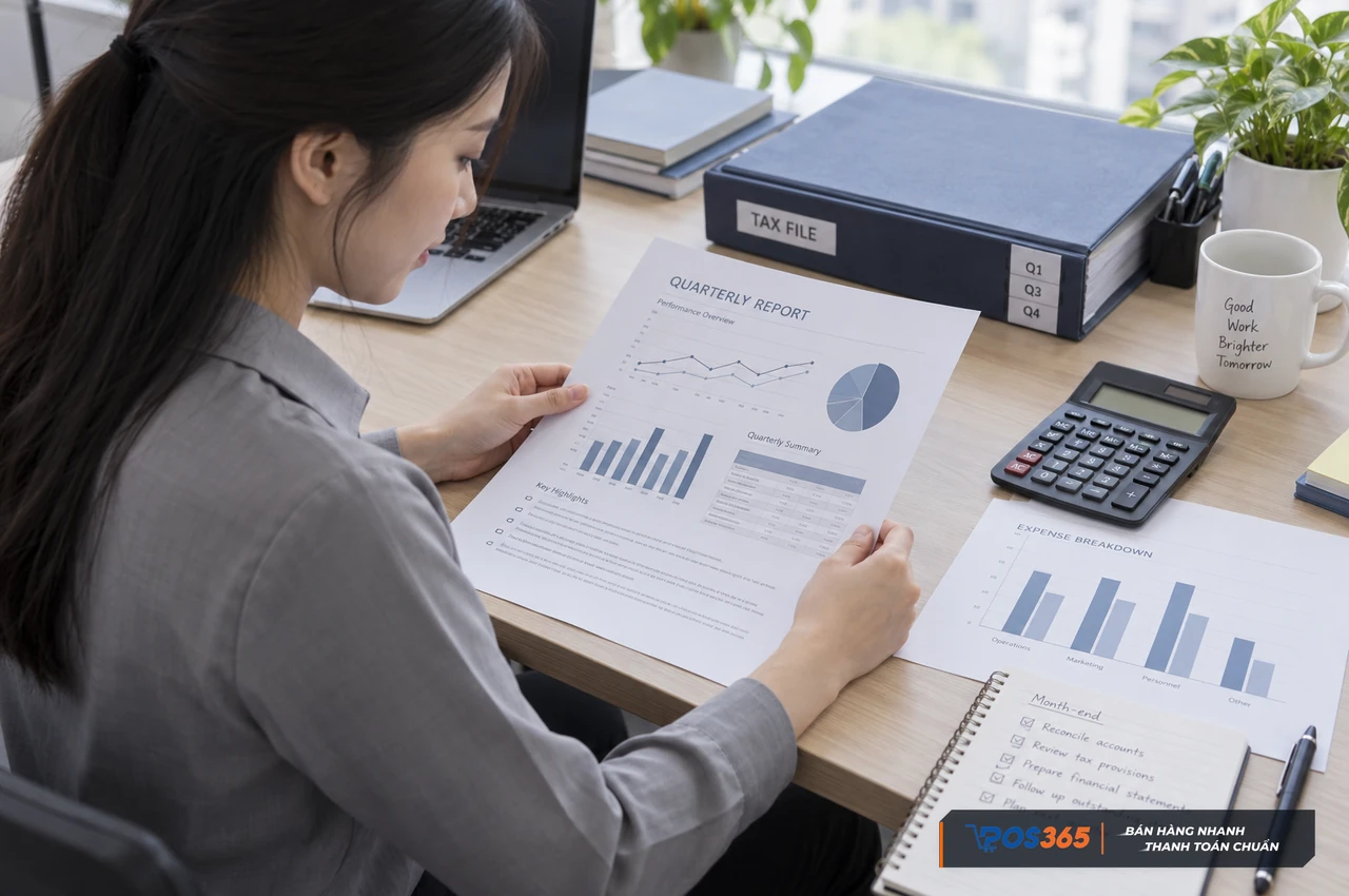 Tổng hợp lợi nhuận sau thuế cuối kỳ
