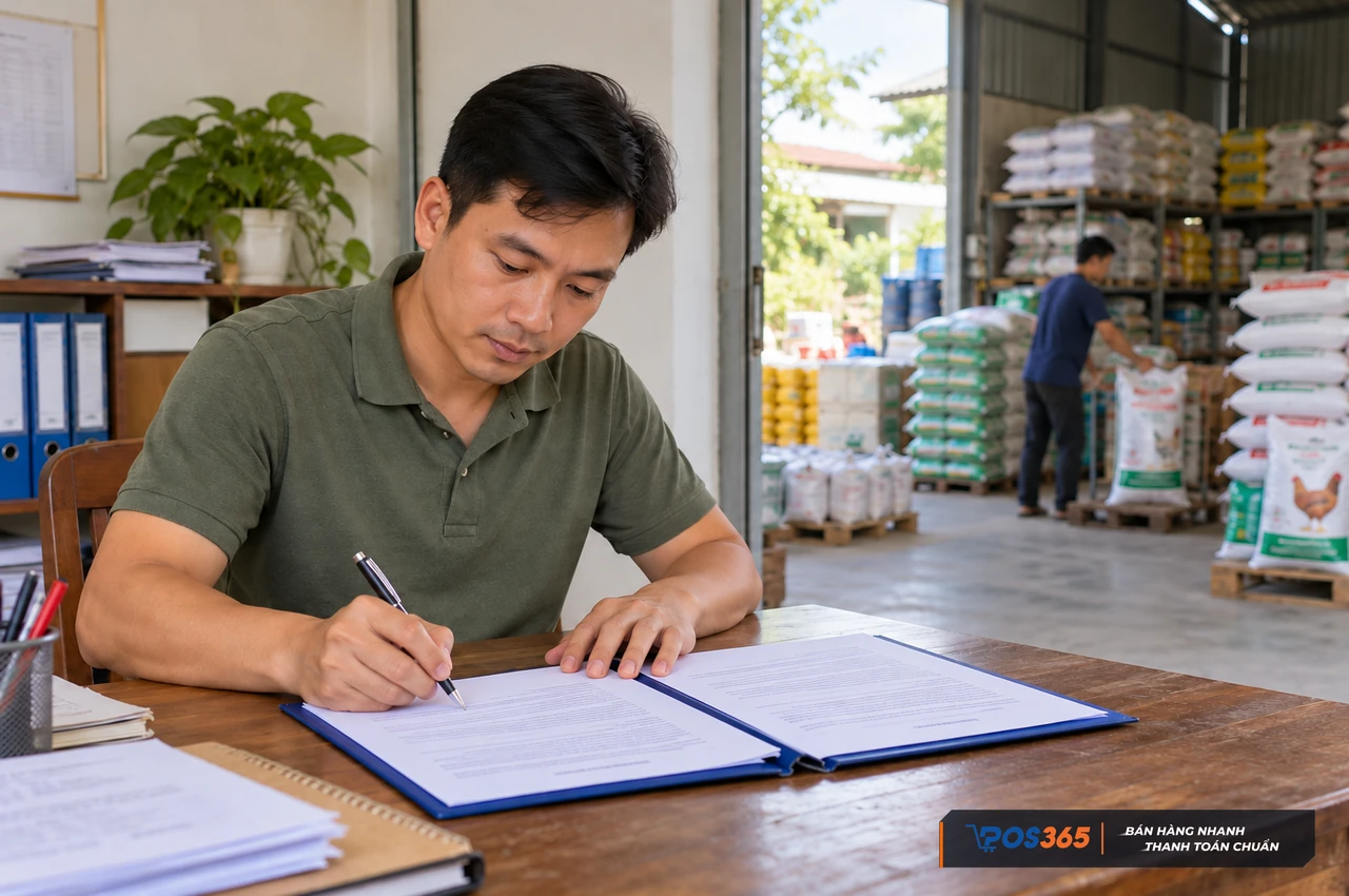 Chuẩn bị hồ sơ mở đại lý thức ăn chăn nuôi