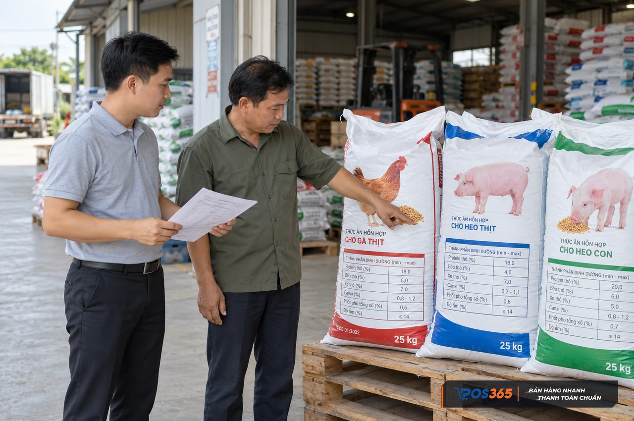 Lựa chọn nguồn hàng thức ăn chăn nuôi uy tín
