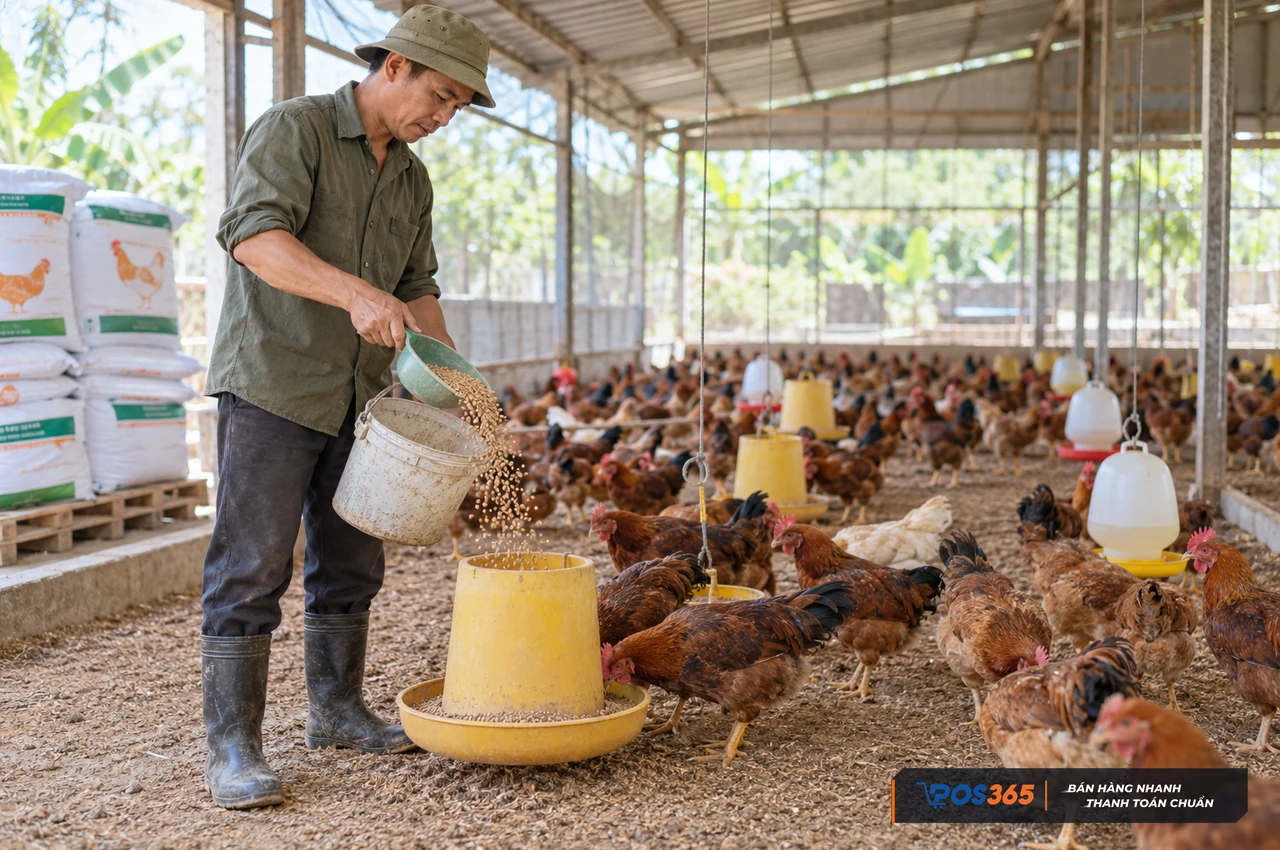 Nhu cầu thức ăn chăn nuôi tại các gia trại