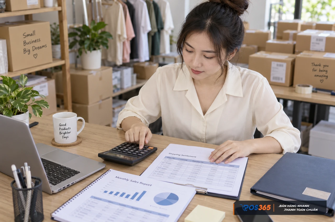 Đối soát chi phí và lợi nhuận từng kênh bán