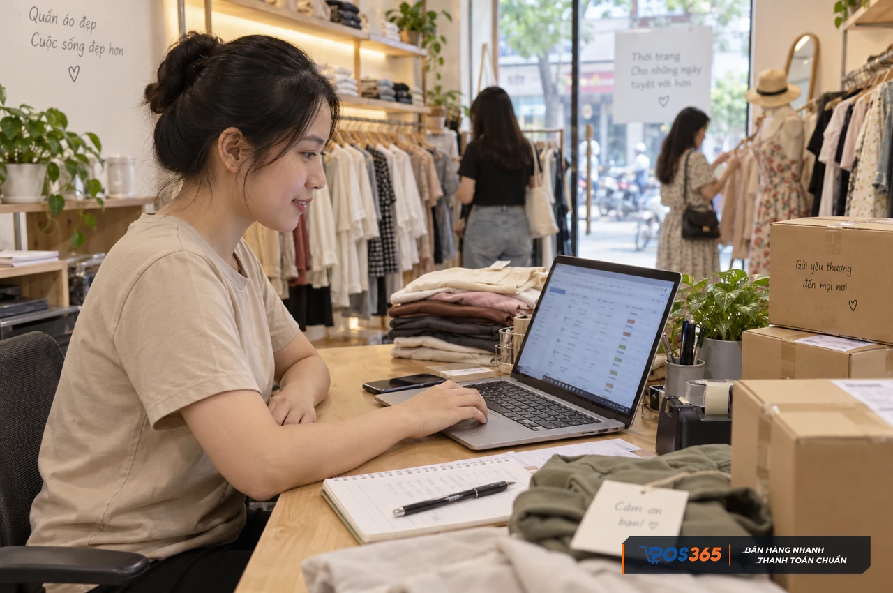 Kết hợp cửa hàng và xử lý đơn bán trực tuyến