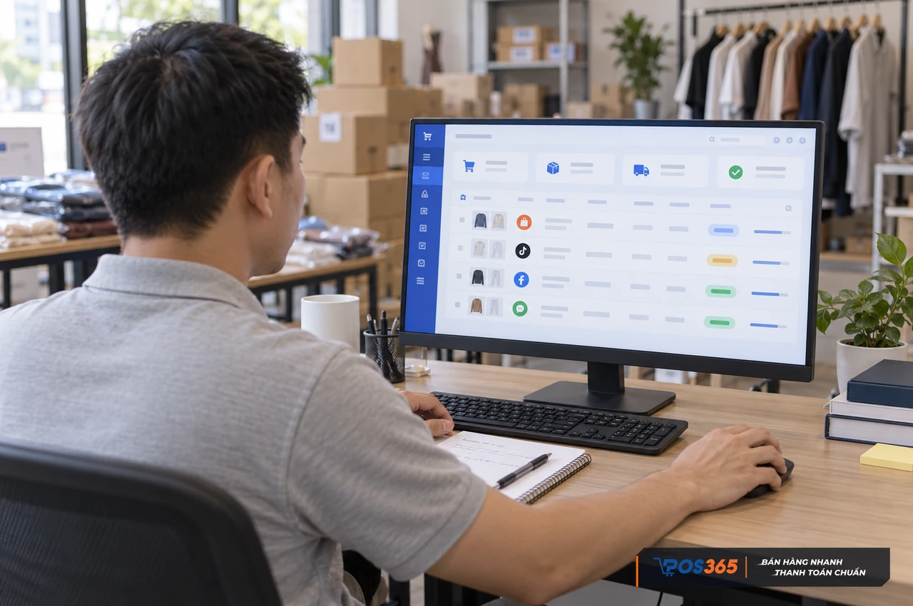 Quản lý đơn hàng đa kênh trên một màn hình