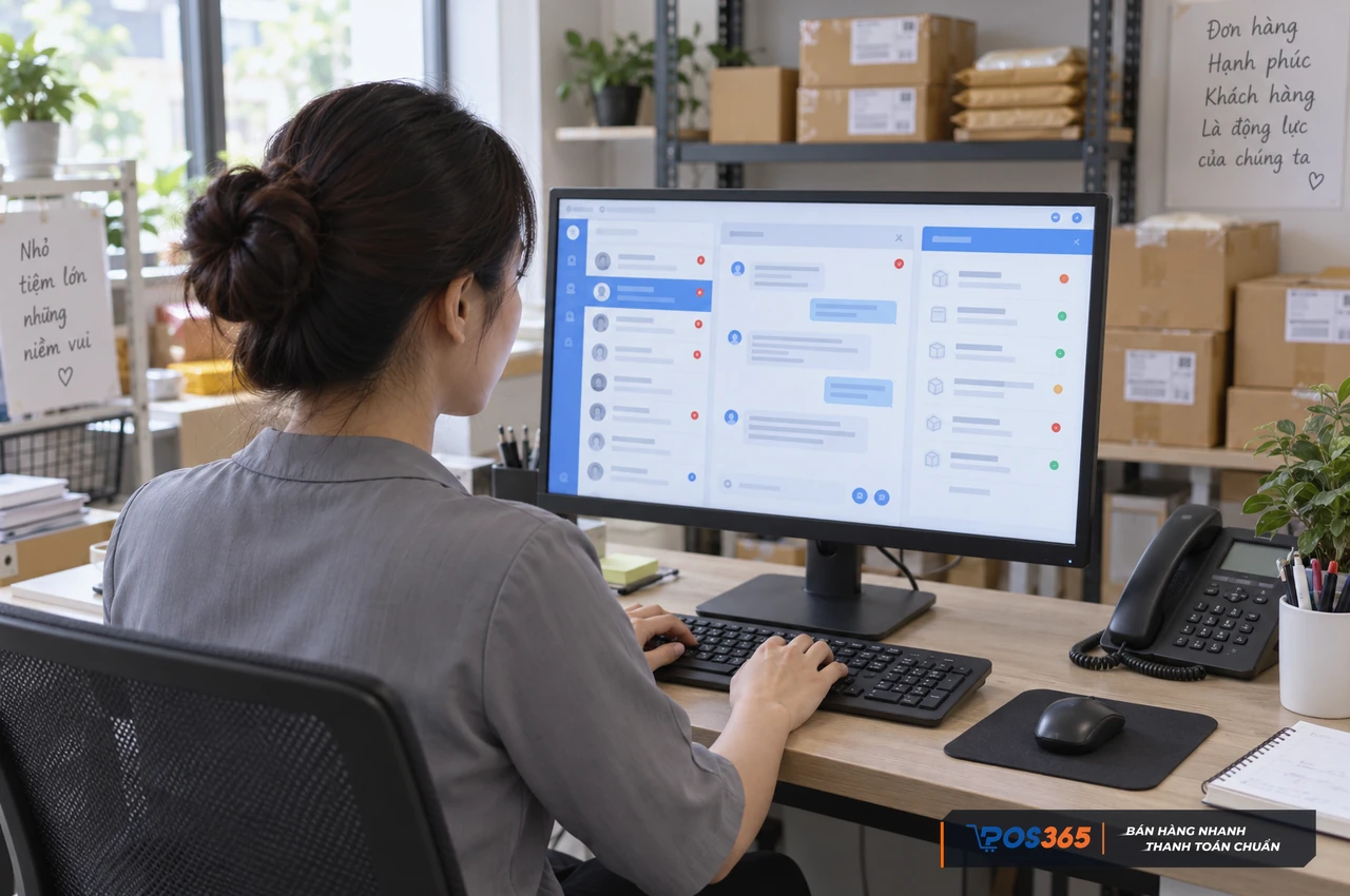 Xử lý tin nhắn khách hàng từ nhiều kênh