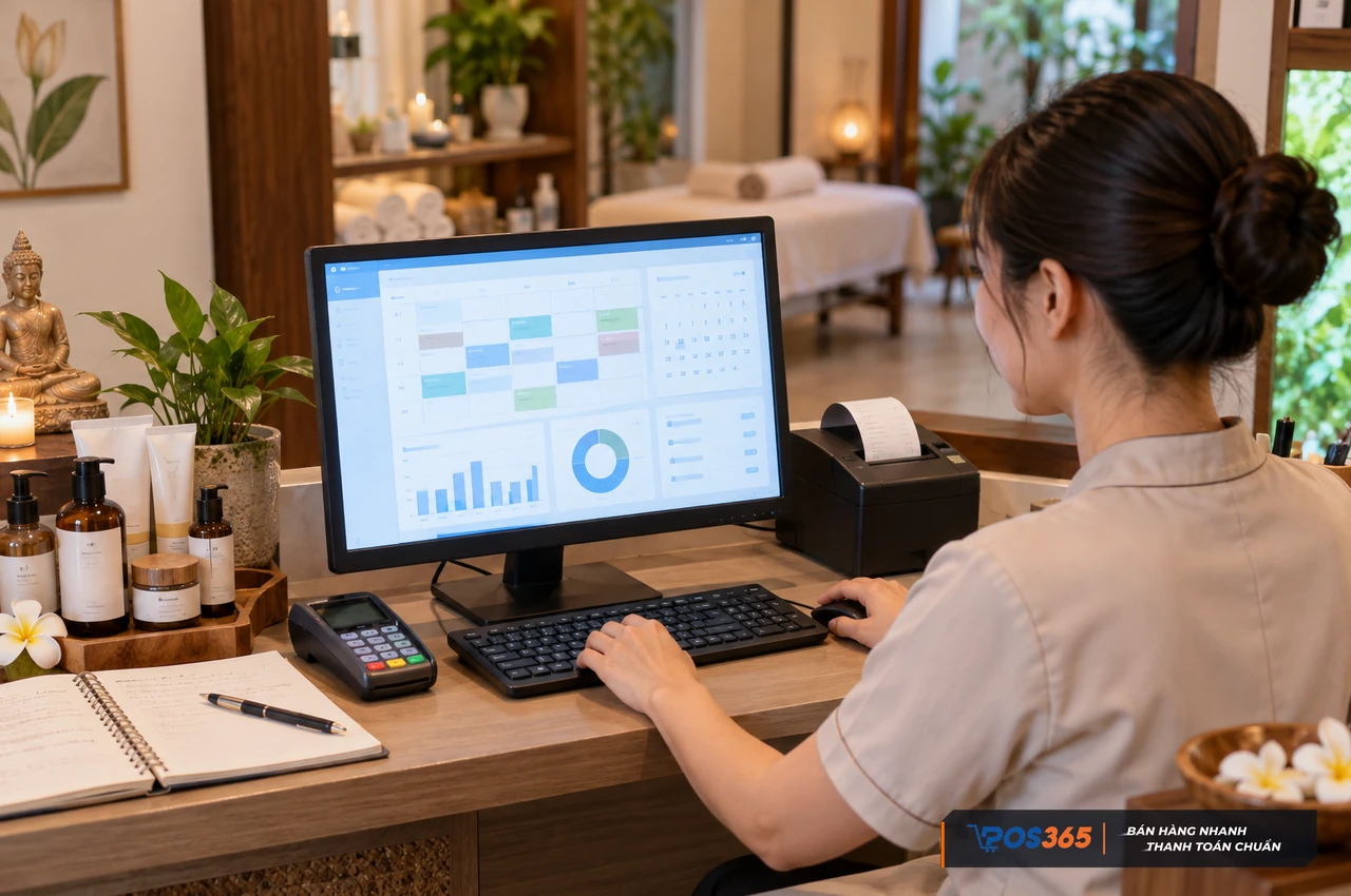 Ứng dụng phần mềm POS365 tối ưu vận hành Home Spa