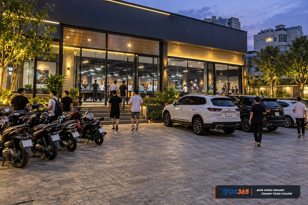 Năng lực b&atilde;i đỗ xe cho nh&oacute;m kh&aacute;ch chơi từ 2 đến 4 tiếng
