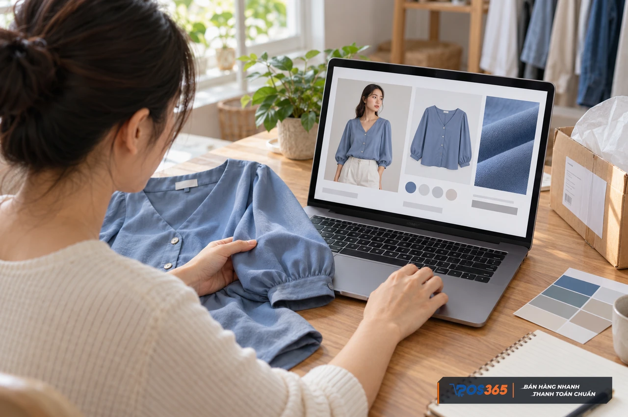 Đối chiếu hình ảnh với sản phẩm thực tế