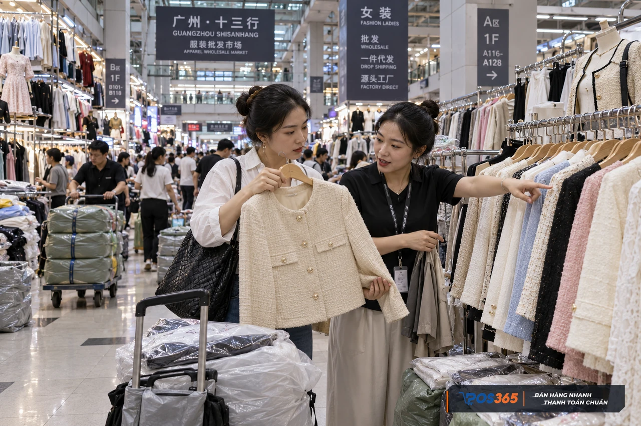 Đi Quảng Châu chọn hàng trực tiếp
