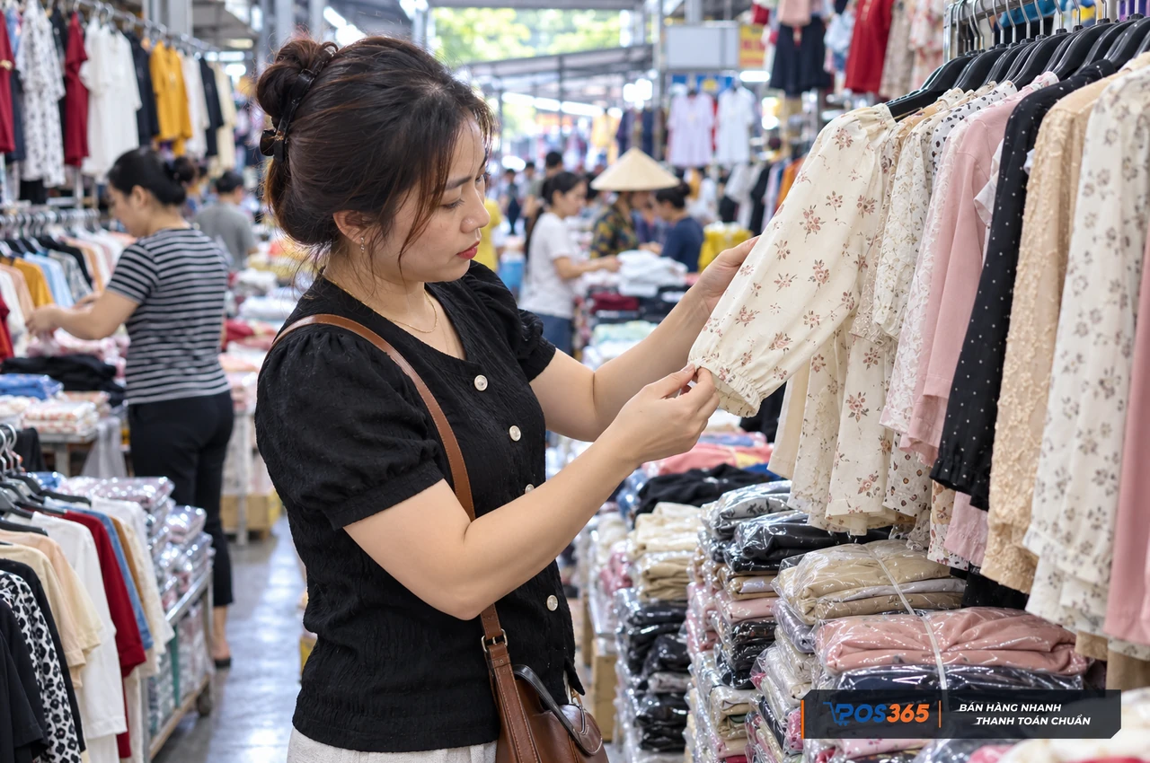 Kiểm tra hàng tại chợ đầu mối