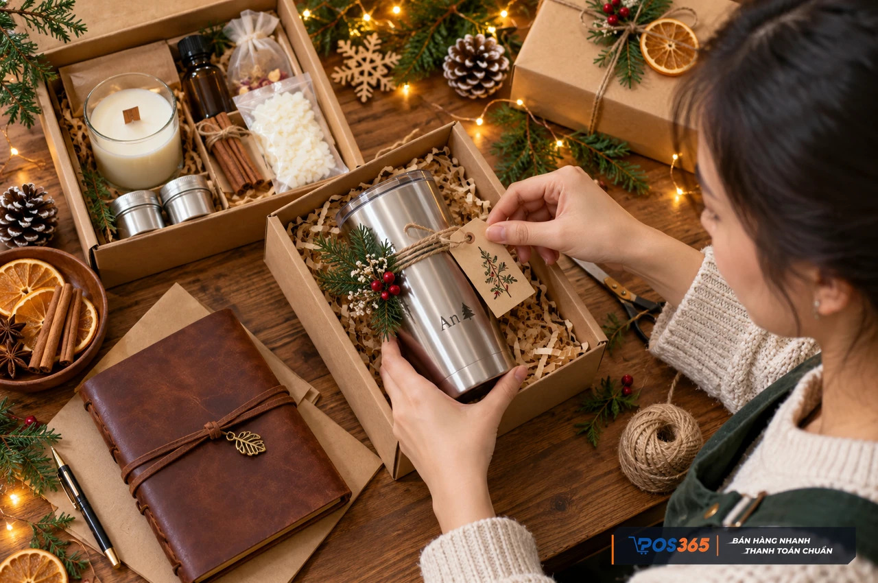 Qu&agrave; Noel c&aacute; nh&acirc;n h&oacute;a l&agrave;m thủ c&ocirc;ng