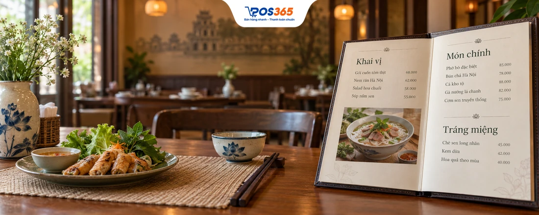 Cách thiết kế Menu nhà hàng độc đáo, tối ưu doanh thu 2026