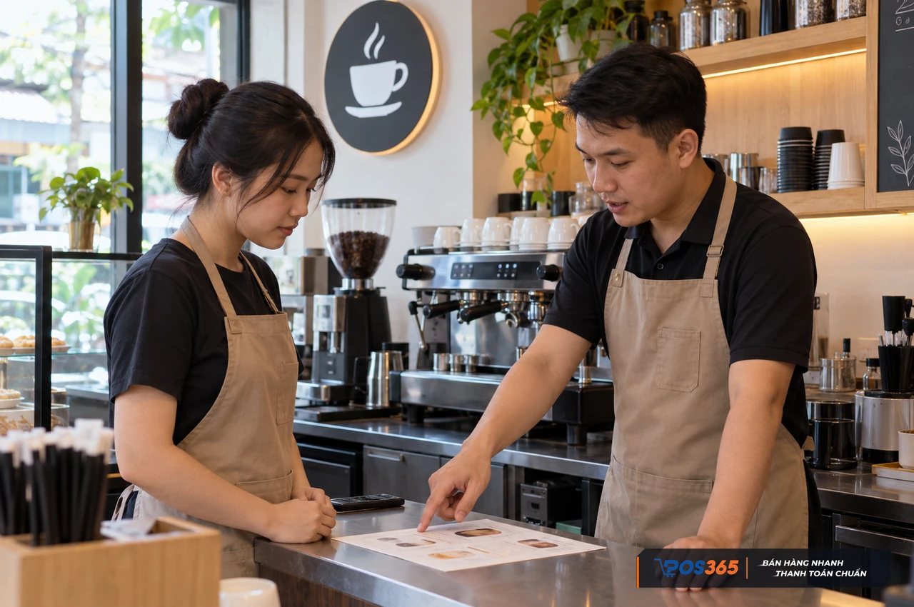 M&ocirc; h&igrave;nh cafe nhượng quyền mini cho người mới