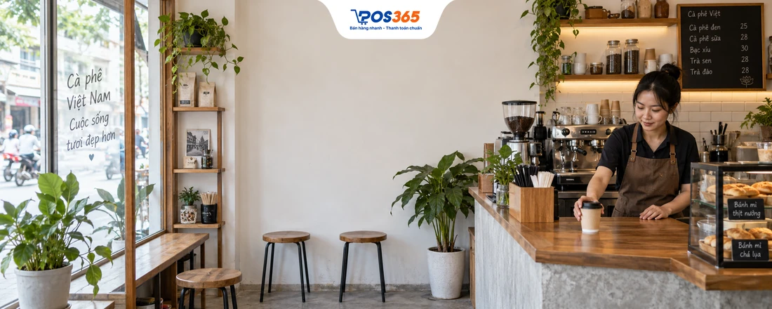 Top 5 mô hình quán Cafe 100 triệu vốn ít, nhanh thu lời 2026