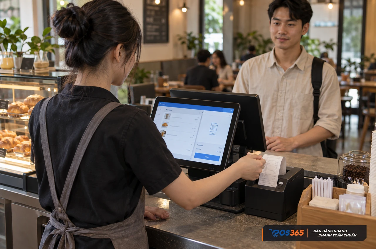 Quản lý hóa đơn tại quầy cafe
