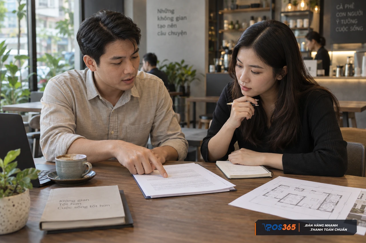 Rà soát hợp đồng trước khi thuê mặt bằng quán cafe