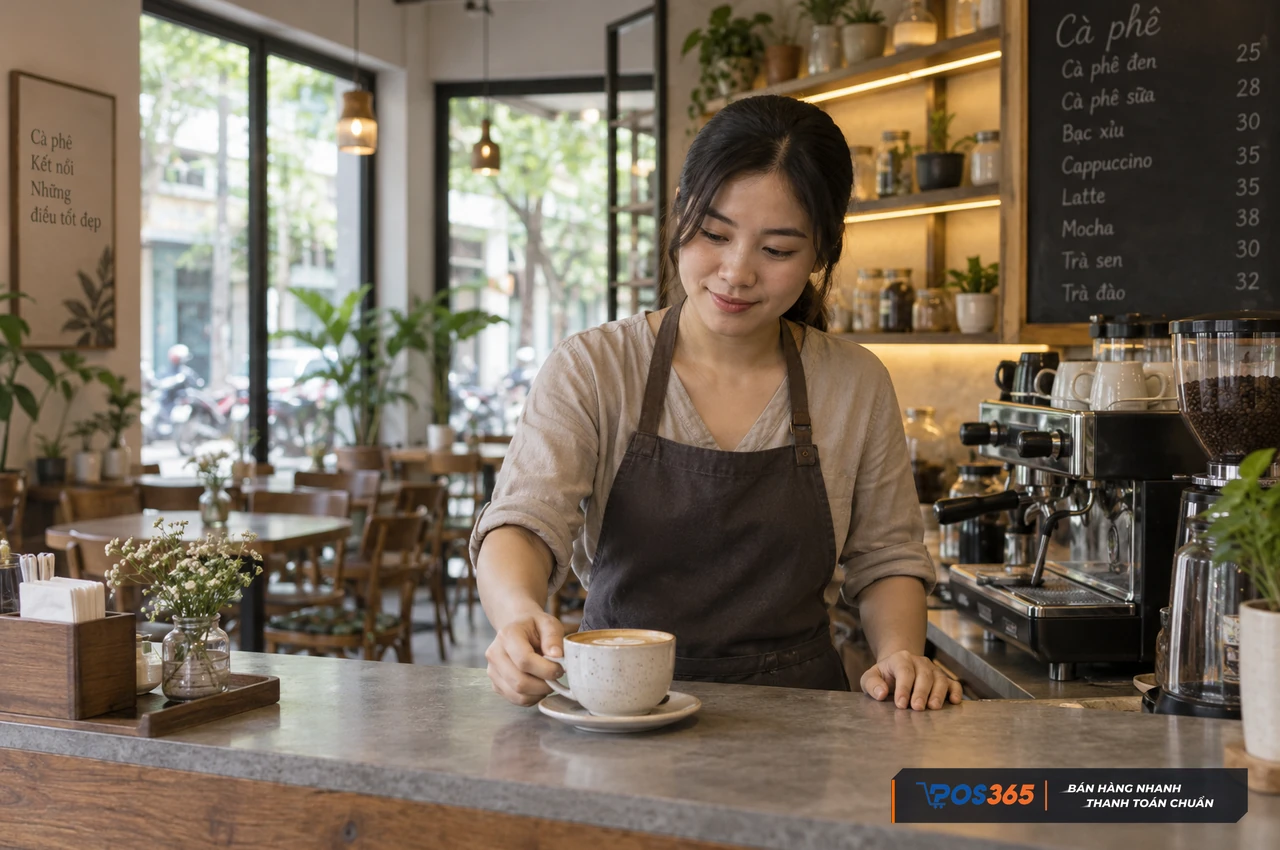 Khởi nghiệp với quán cà phê quy mô tinh gọn